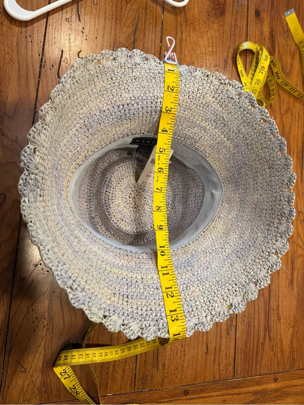 Anthropologie handwoven crochet